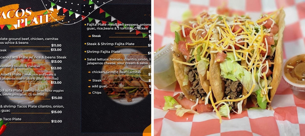 Maruca's Kitchen Menu